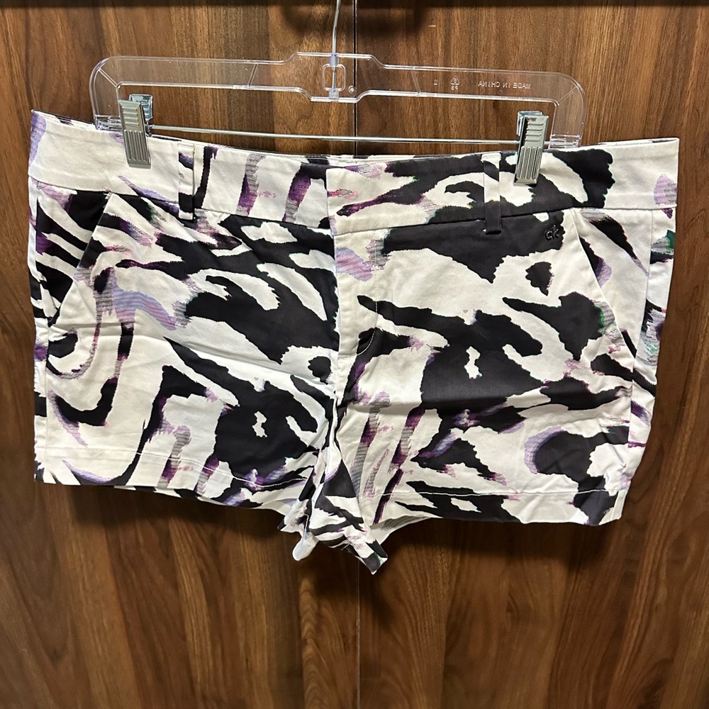 Calvin Klein Animal Print Shorts, Size 14